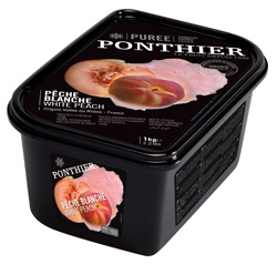 Puree bílá broskev Ponthier