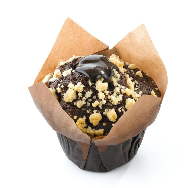 Muffin triple choco s náplní 112g (41587) mražené