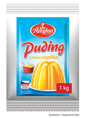 Puding s příchutí vanilka amylon