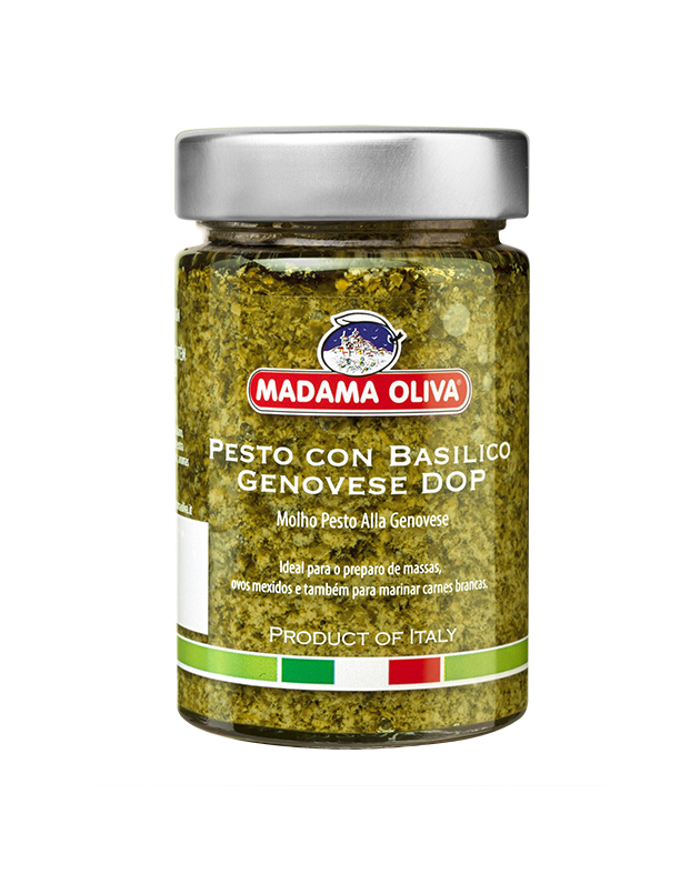 Pesto bazalka pinie 190g SKLO Madama OLiva