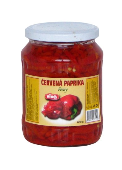 Paprika červená řezaná 720g