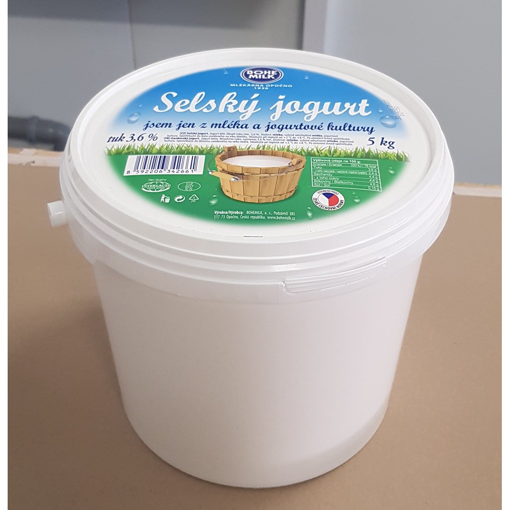 Jogurt SELSKÝ bílý 5 kg