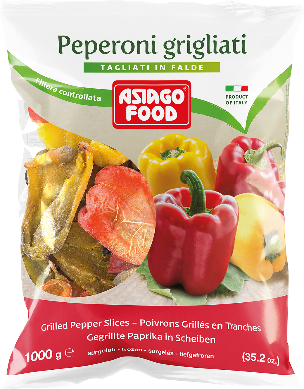 Grilovaná paprika 1000g ASIAGO