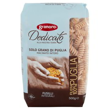INTEGRALE celozrnné Fusilli Dedicato Granoro 500g
