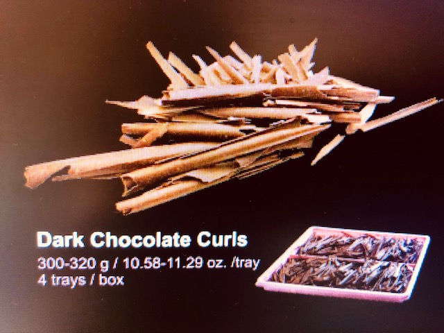 Tmavá čokoláda - Dark Chocolate Curls La Rose Noire