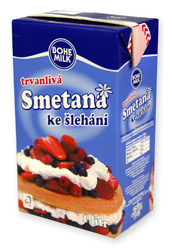 Smetana ke šlehání 30% Bohemilk