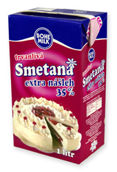 Smetana ke šlehání 35% Bohemilk