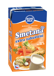 Smetana extra zahuštěná 21% Bohemilk