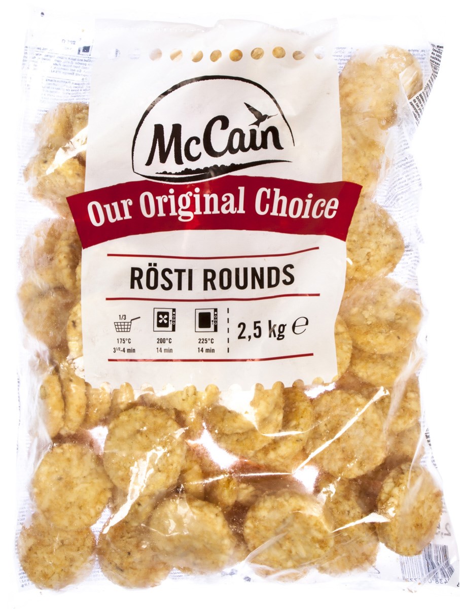 Rösti Rounds  McCain 2500g 210600