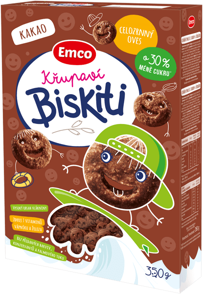 Kuličky Krupavi Biskiti kakao 350g