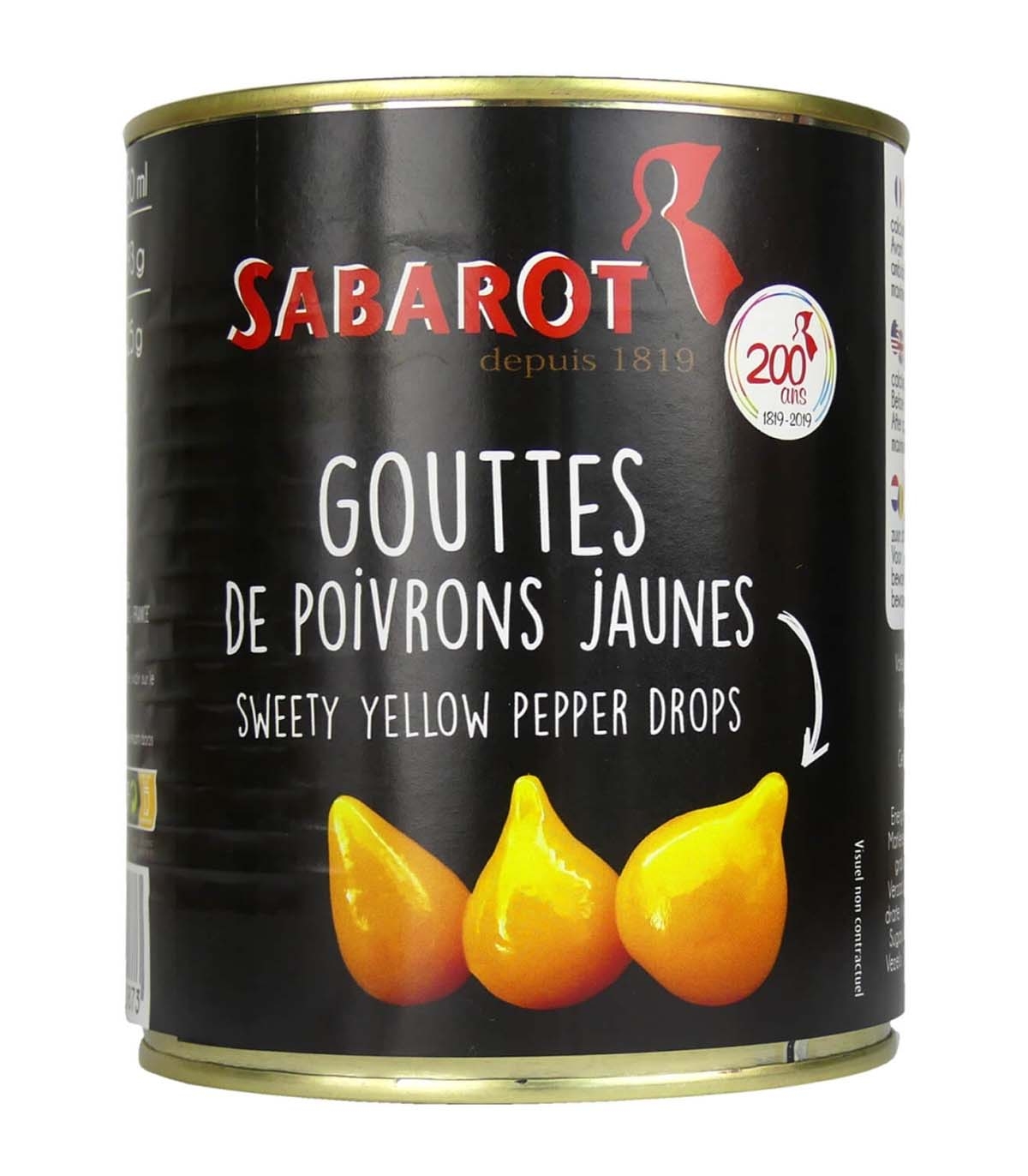 850ml Papričky sladké mini žluté Sabarot