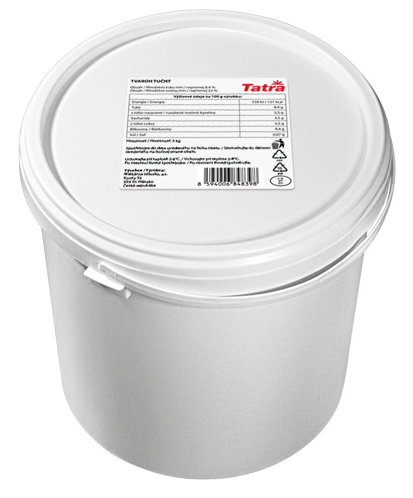 5KG Tvaroh TUČNÝ 22%