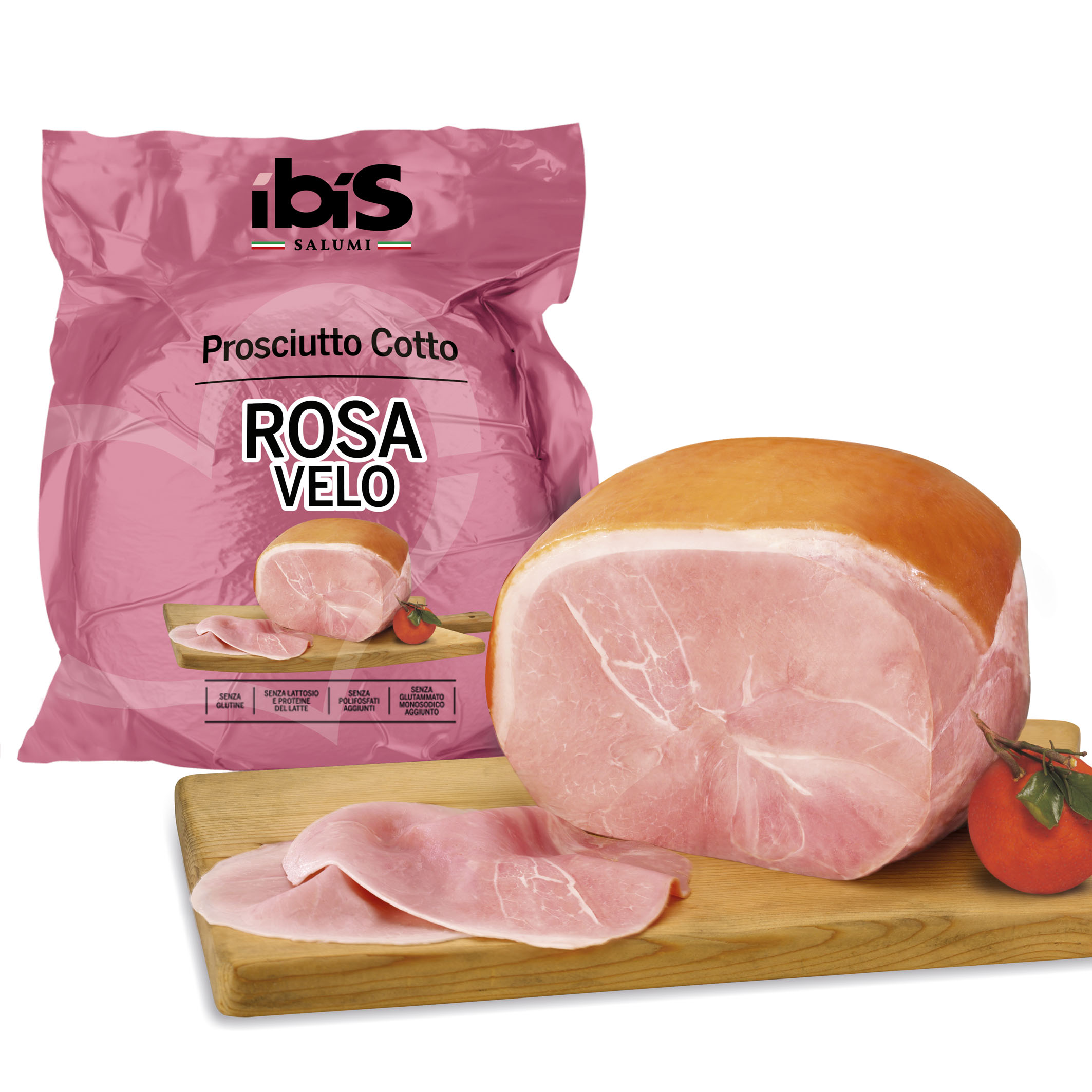 PROSCIUTTO COTTO NATURI 8KG ROSA VELO