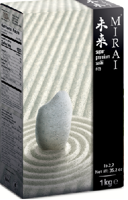 Rýže Sushi Mirai Premium 1kg